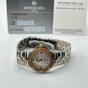 Raymond Weil Parsifal Two-Tone Mother of Pearl Diamond Dial Women’s Watch 051